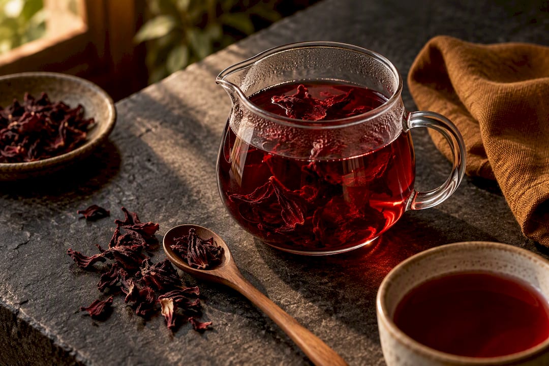 Hibiscus Tea: Lowers Systolic BP 7.10 mmHg for Health Conscious Adults - The J Coffee Collection