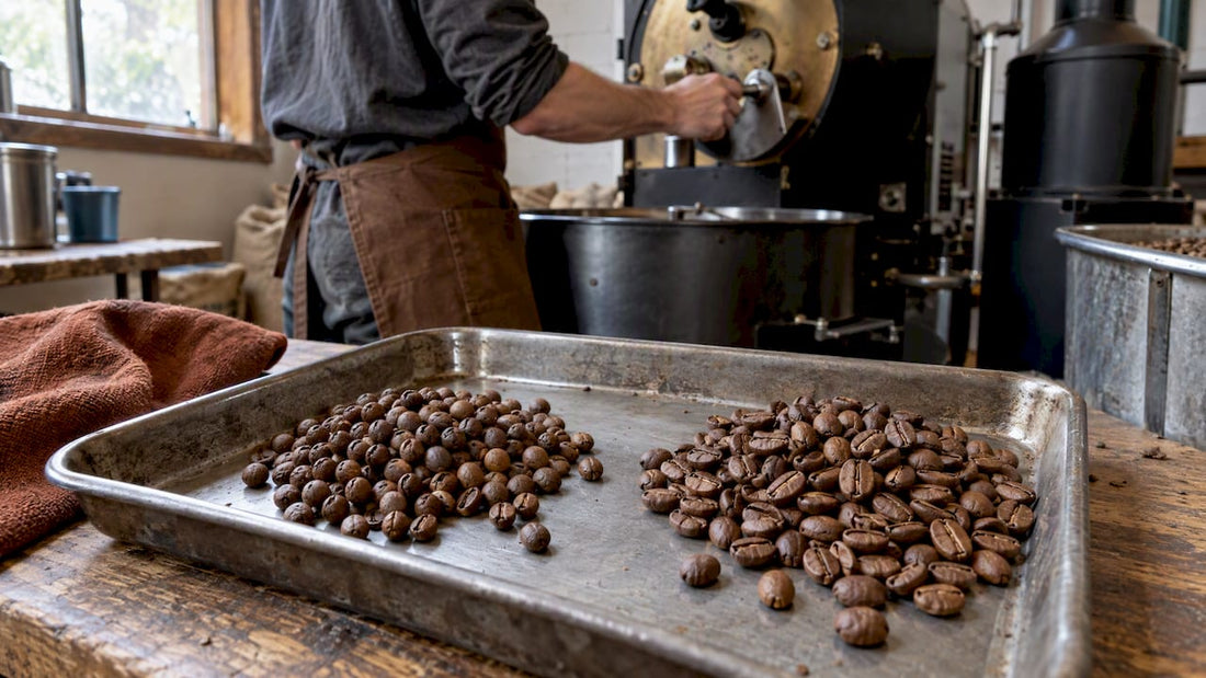 Home Roasters: 5–10% of Beans Are Peaberry, Science and Roast Tips - The J Coffee Collection