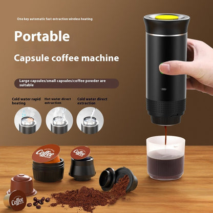 Electric Grinder Coffee Travel Handy 3 In1 Espresso Portable Coffee Espresso Maker Machine Cafe Portable Capsule Coffee Machine Kitchen Gadgets - The J Coffee Collection