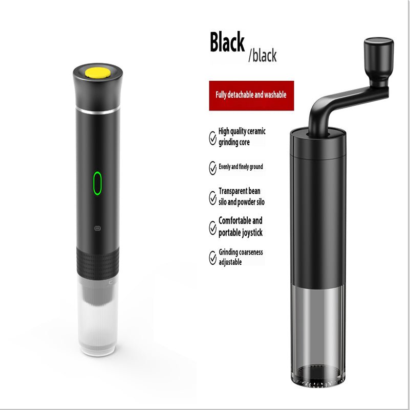 Electric Grinder Coffee Travel Handy 3 In1 Espresso Portable Coffee Espresso Maker Machine Cafe Portable Capsule Coffee Machine Kitchen Gadgets - The J Coffee Collection